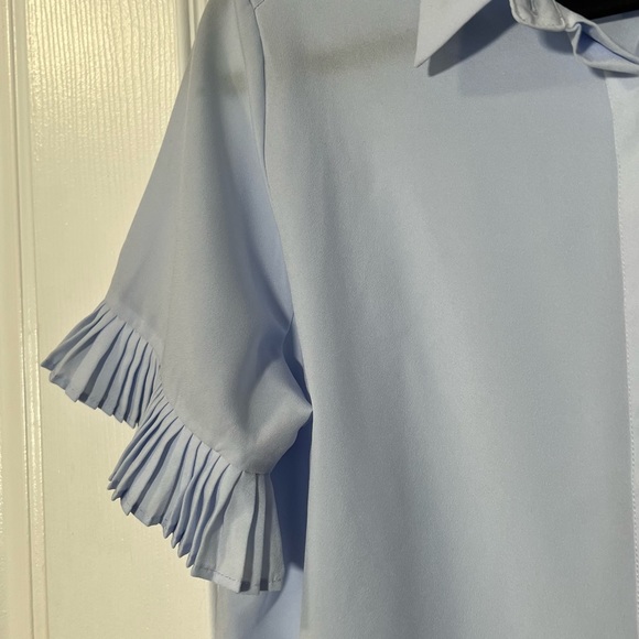 French Connection Pleated Sleeve Blouse - Picture 4 of 7